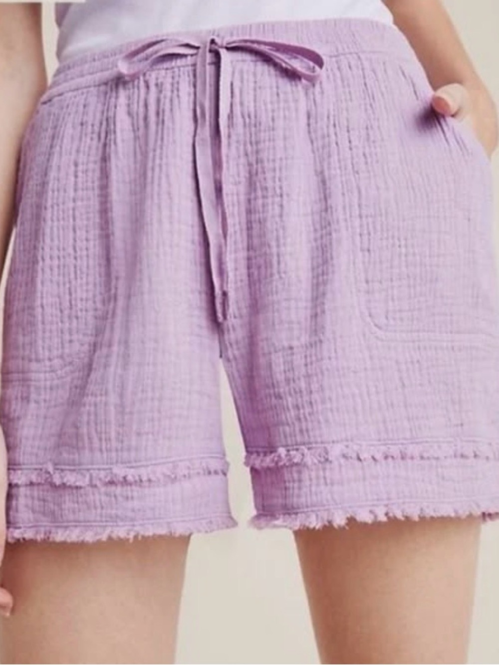 Anthropologie Saturday Sunday
Lavender Purple Marie Frayed Cover Up
Shorts